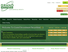 Tablet Screenshot of grandinvestment.com